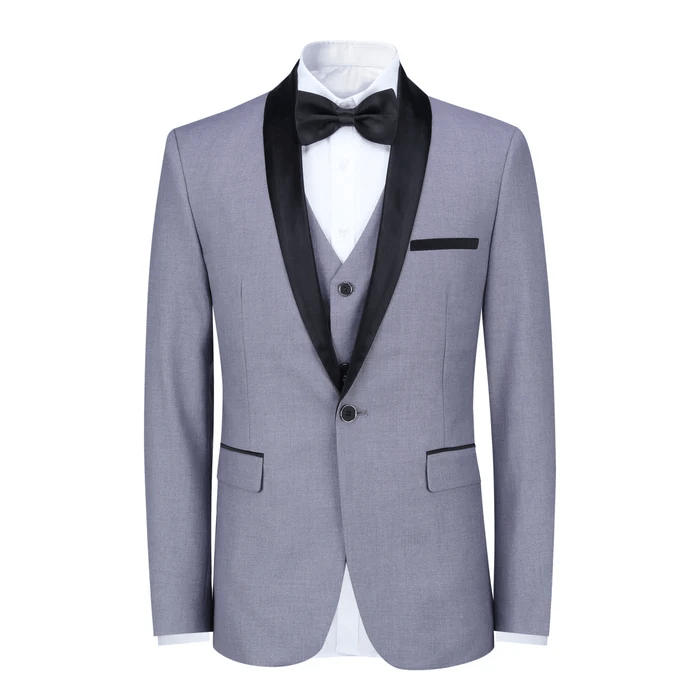 ceehuteey Men's 3 Pieces Regular Fit Shawl Lapel Prom For Wedding Tuxedos (Blazer + Vest + Pants)