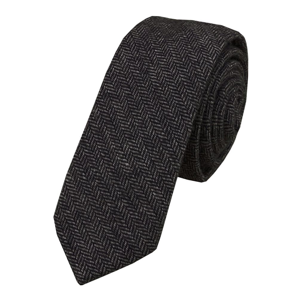 ceehuteey Men's Modern Fit Formal Herringbone Tie Set