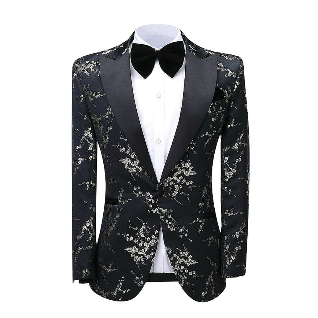 ceehuteey Mens Formal Suits Slim Fit, Shawl Lapel 2 Piece Suits for Wedding Party